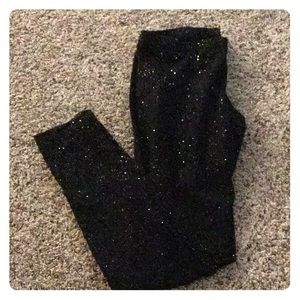 SO leggings holographic sparkle girls